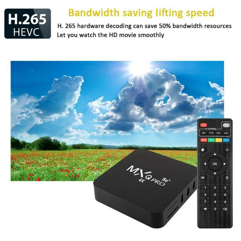 MXQ Pro 4K 5G Android TV Box 4K