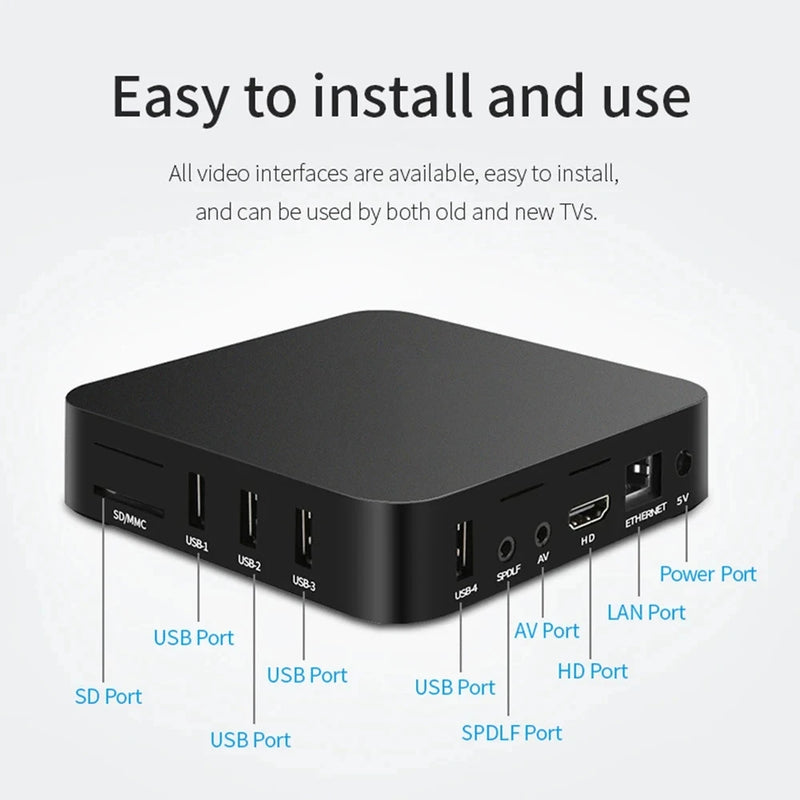 MXQ Pro 4K 5G Android TV Box 4K