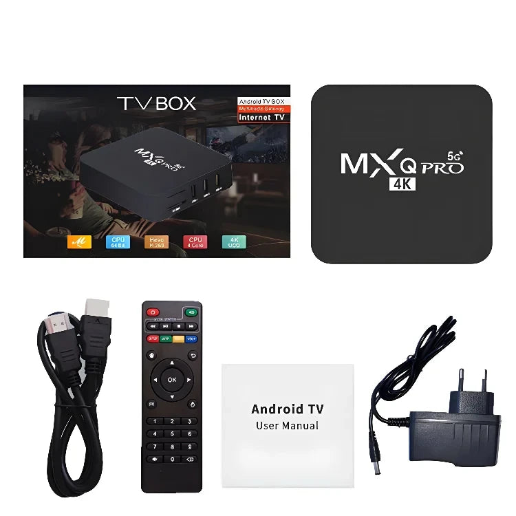 MXQ Pro 4K 5G Android TV Box 4K