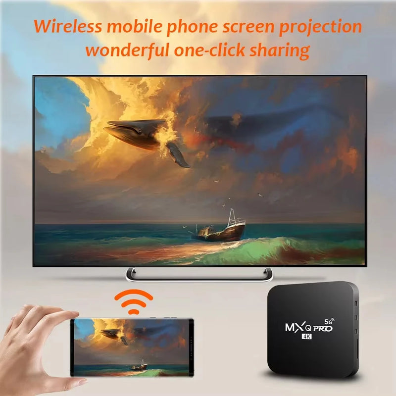 MXQ Pro 4K 5G Android TV Box 4K